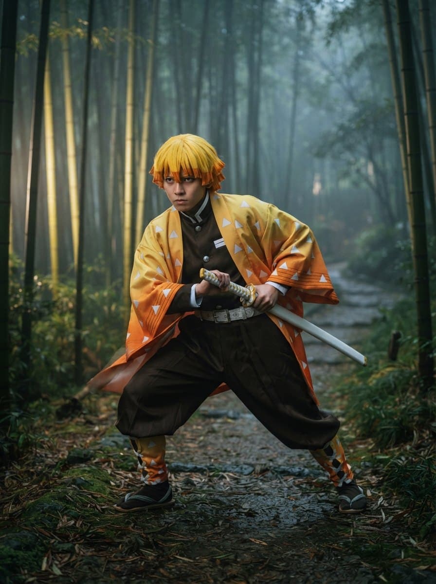 Zenitsu Agatsuma costume — example look