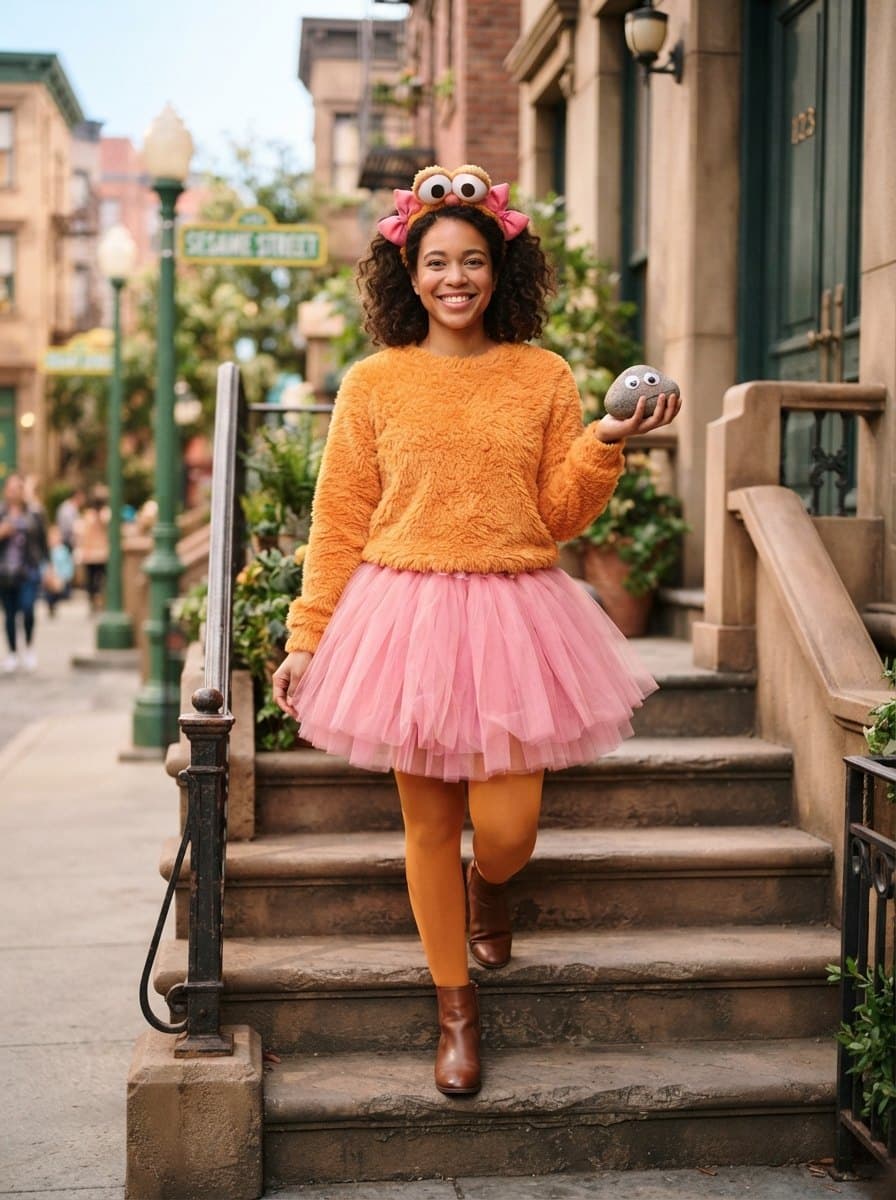 Zoe (Sesame Street) costume — example look