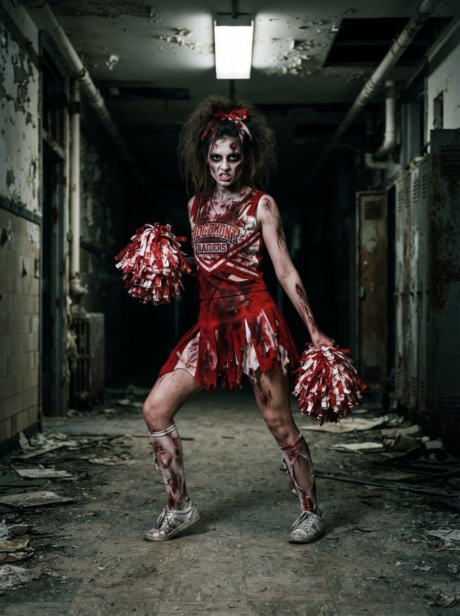 Zombie Cheerleader costume