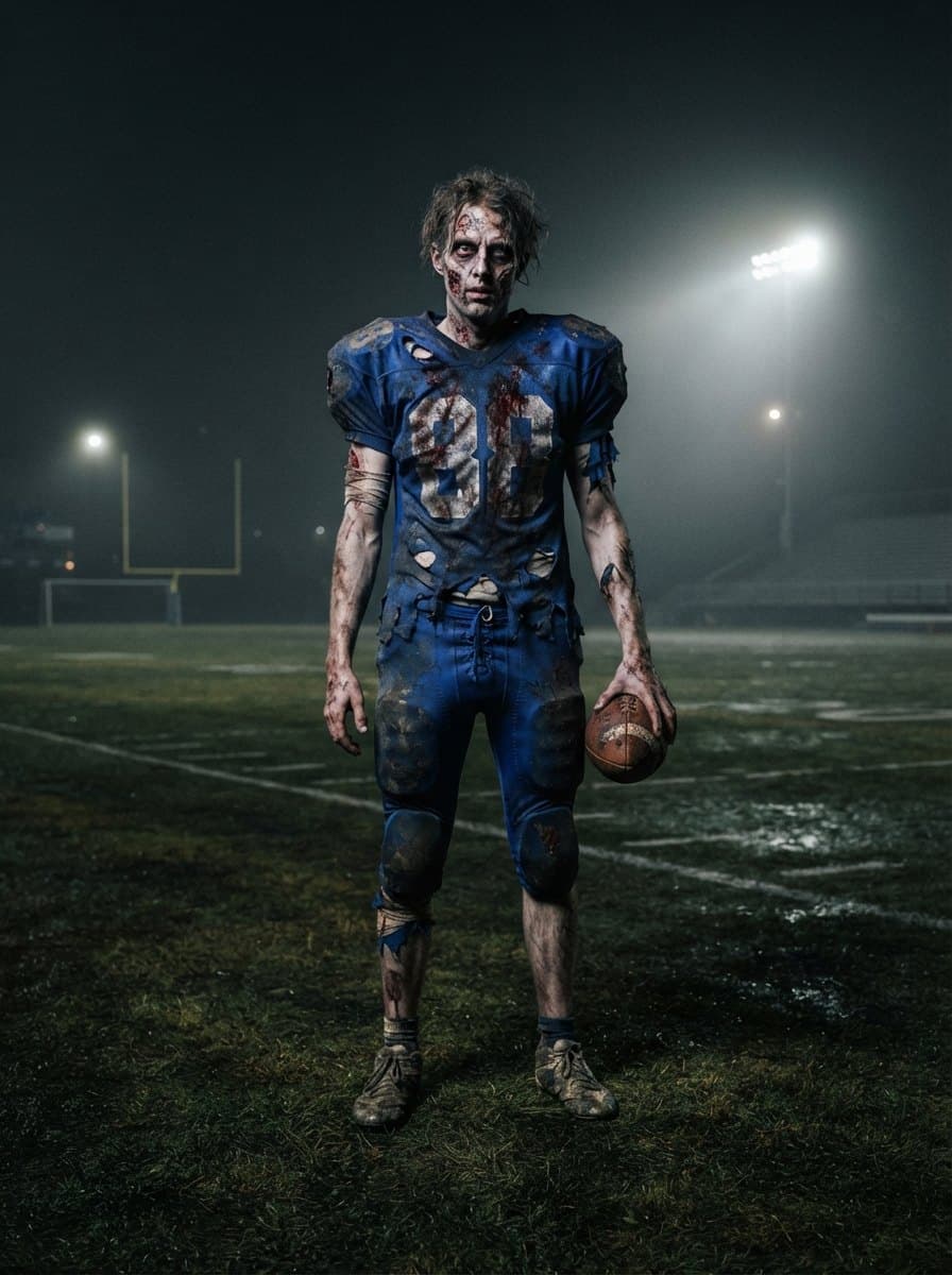 Zombie Football Player costume
