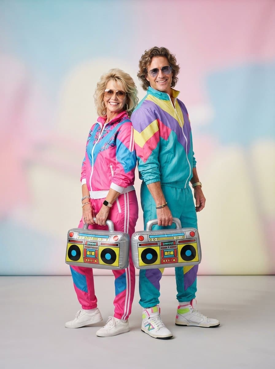 80s Couples Costumes costume — example look