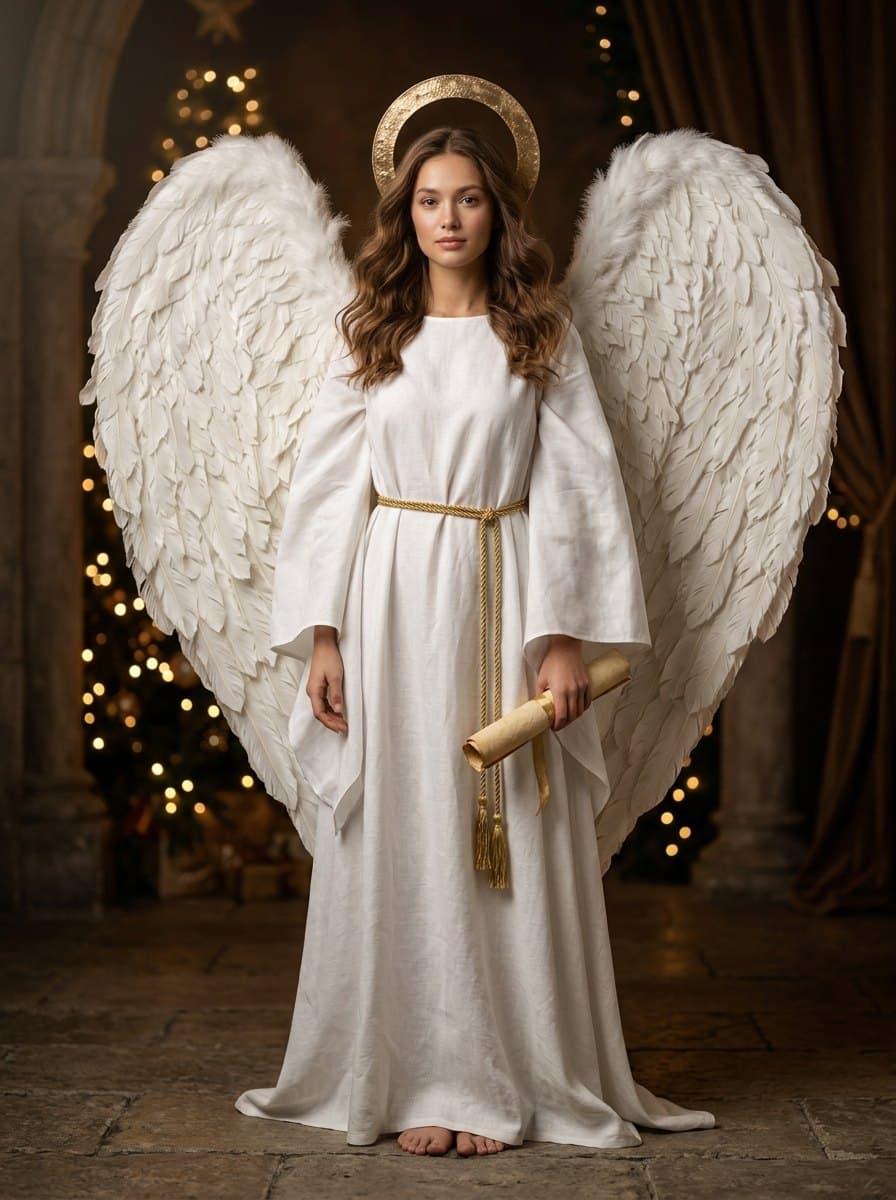 Angel Gabriel costume — example look