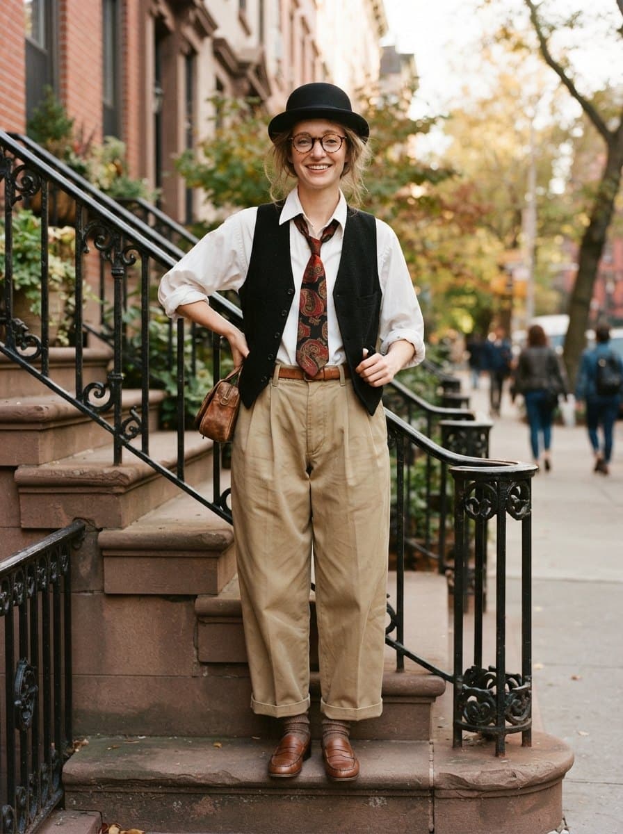 Annie Hall costume — example look