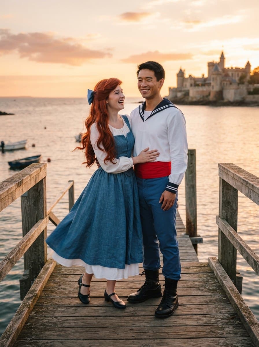 Ariel and Prince Eric costume