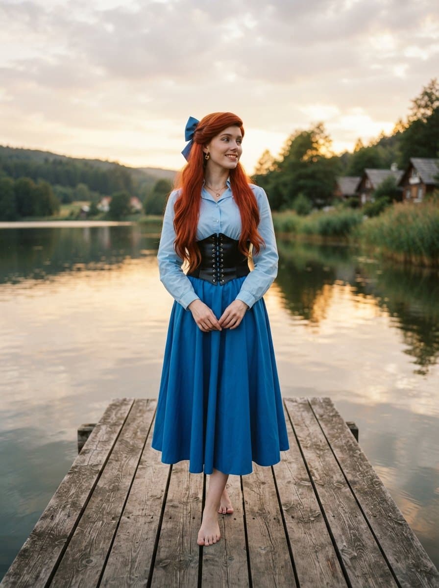 Ariel Human Form costume — example look