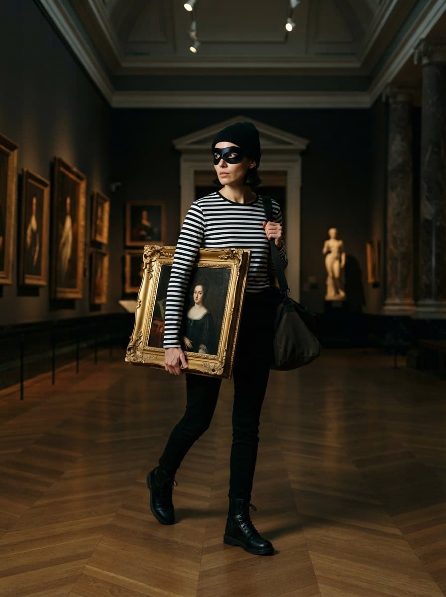 Art Thief costume — example look