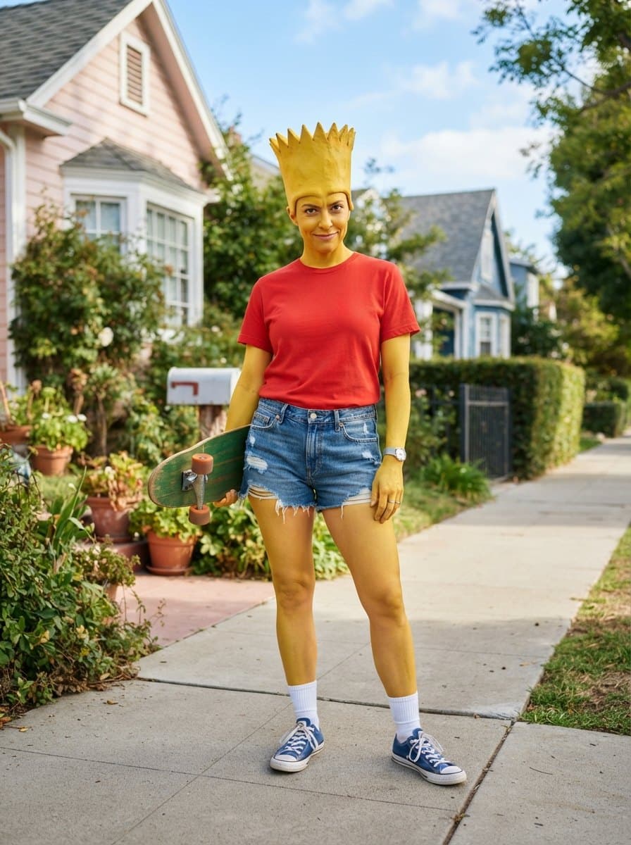 Bart Simpson costume — example look