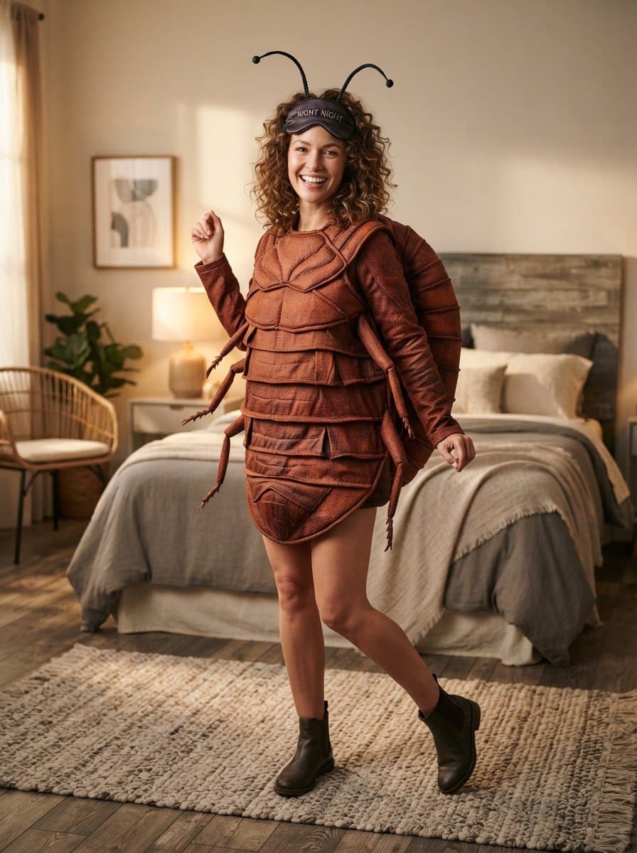 Bedbug costume — example look