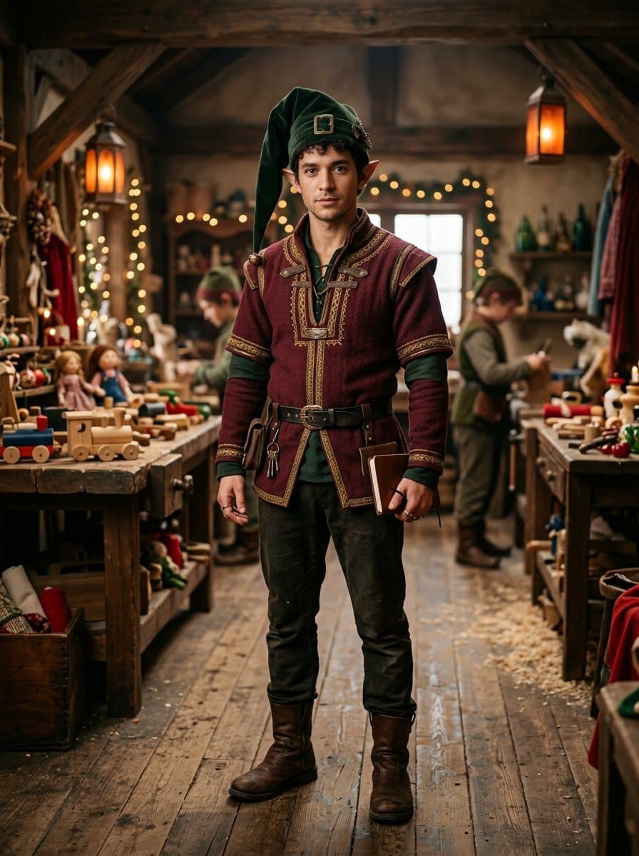 Bernard the Elf costume — example look