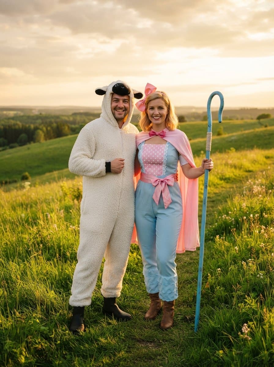 Bo Peep and Sheep costume