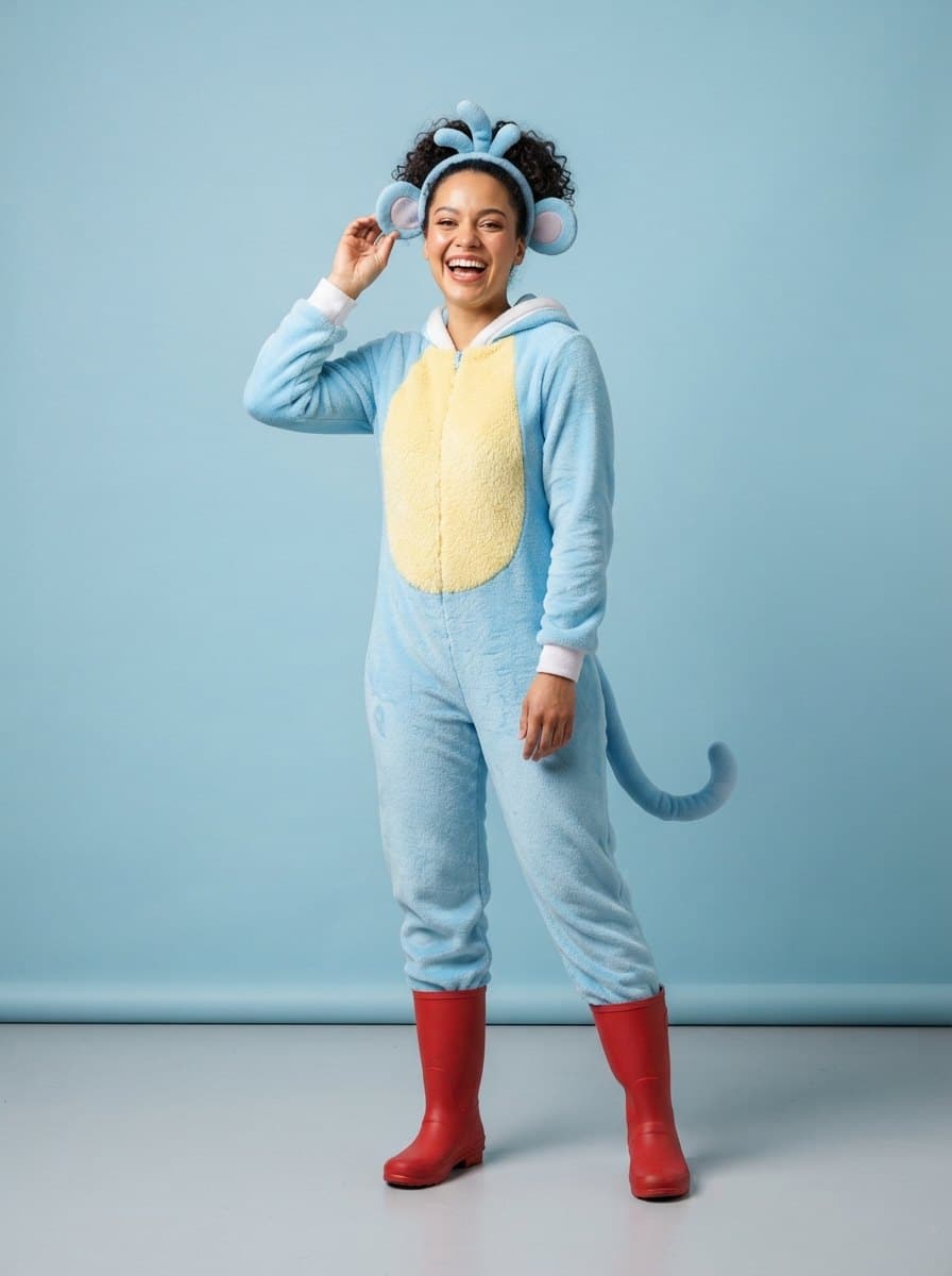 Boots the Monkey costume — example look