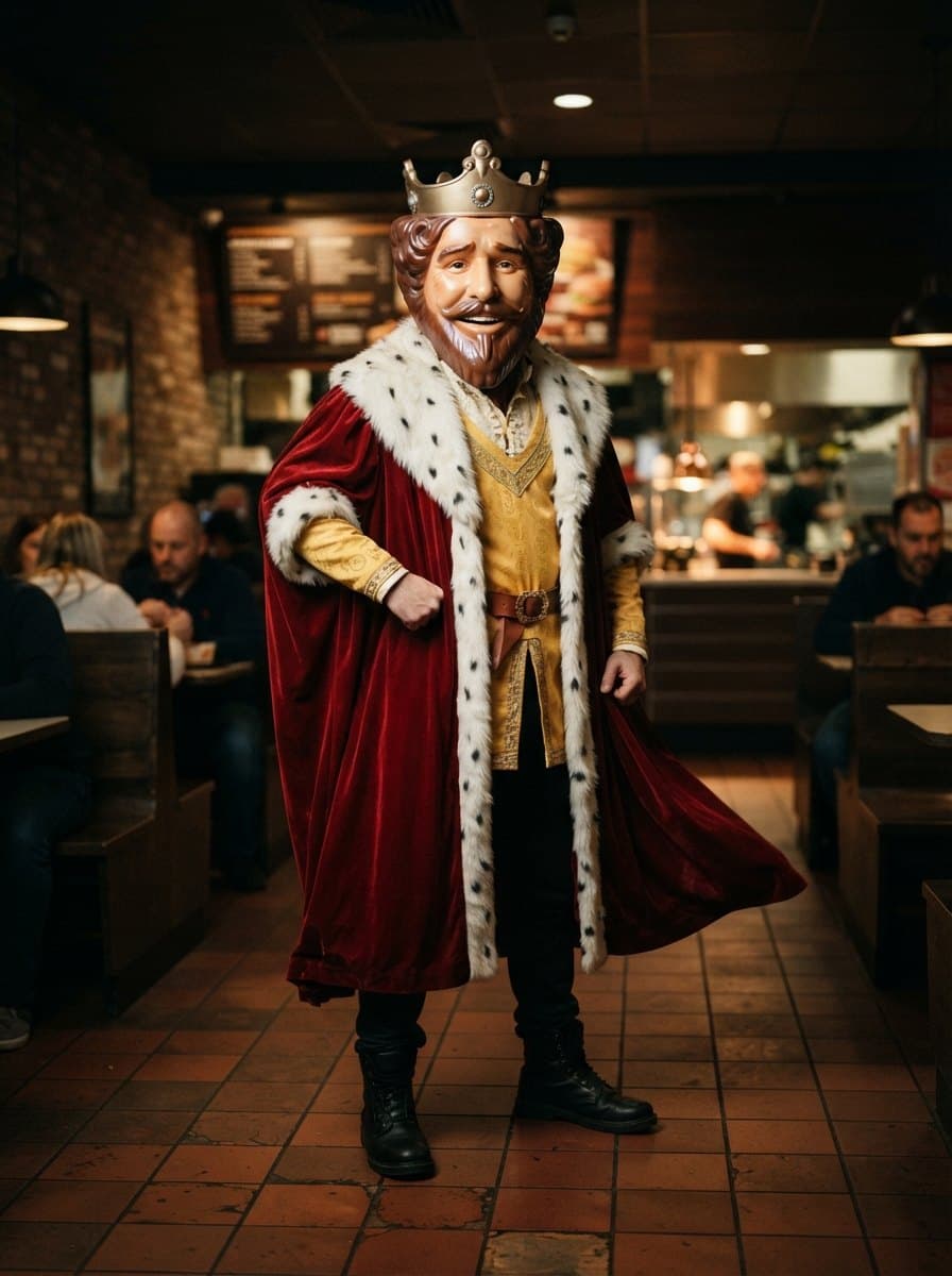 Burger King costume — example look