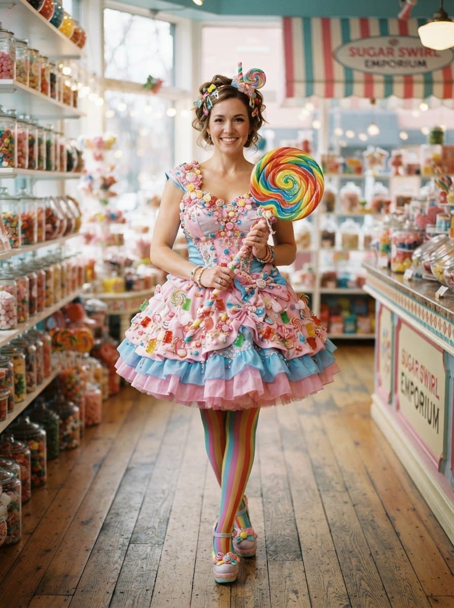 Candy costume — example look