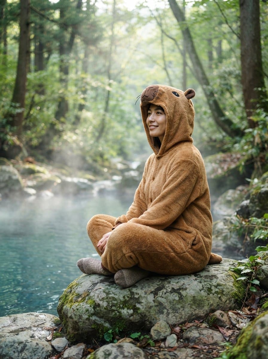 Capybara costume — example look