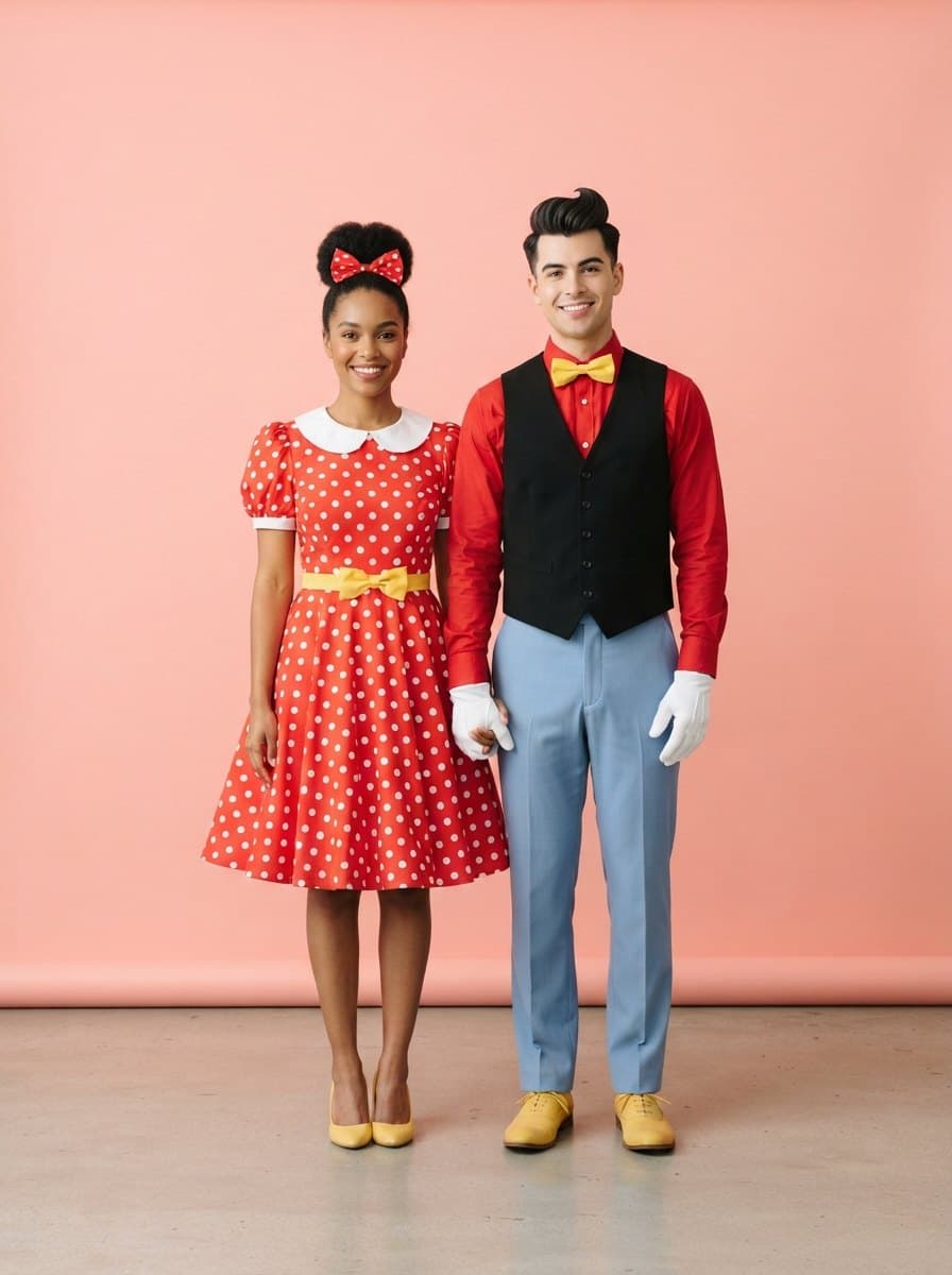 Cartoon Couples costume — example look