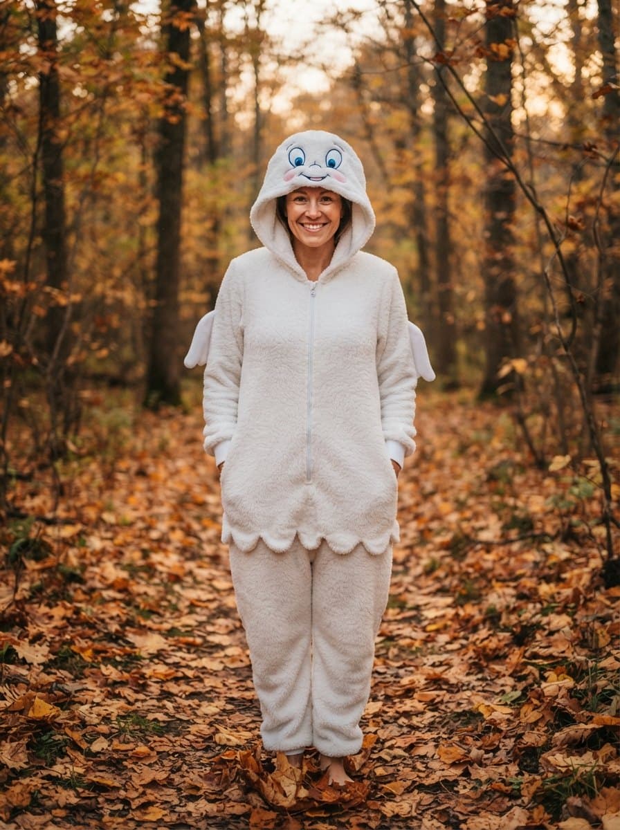 Casper the Friendly Ghost costume — example look