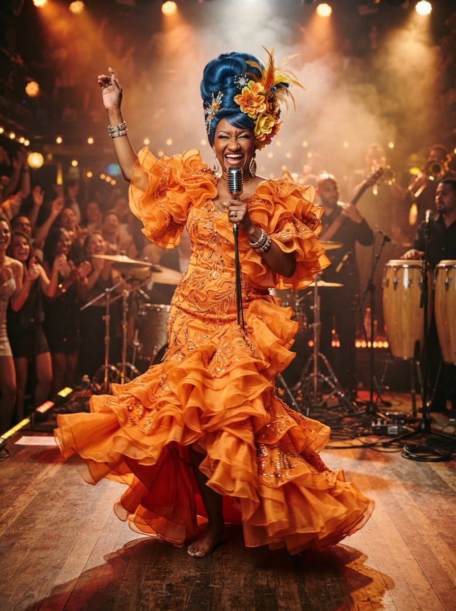 Celia Cruz costume