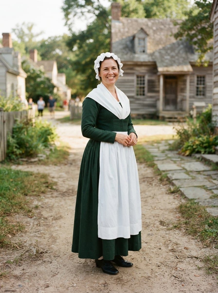 Colonial Woman costume — example look