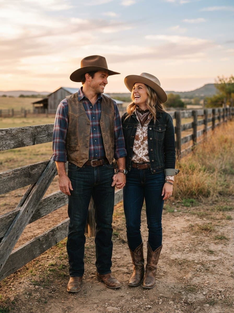 Cowboy and Cowgirl costume