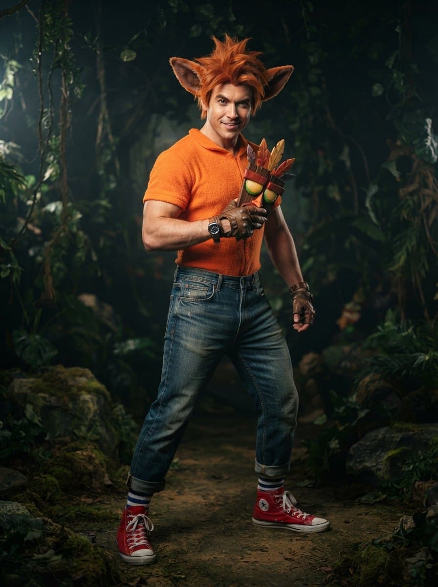 Crash Bandicoot costume