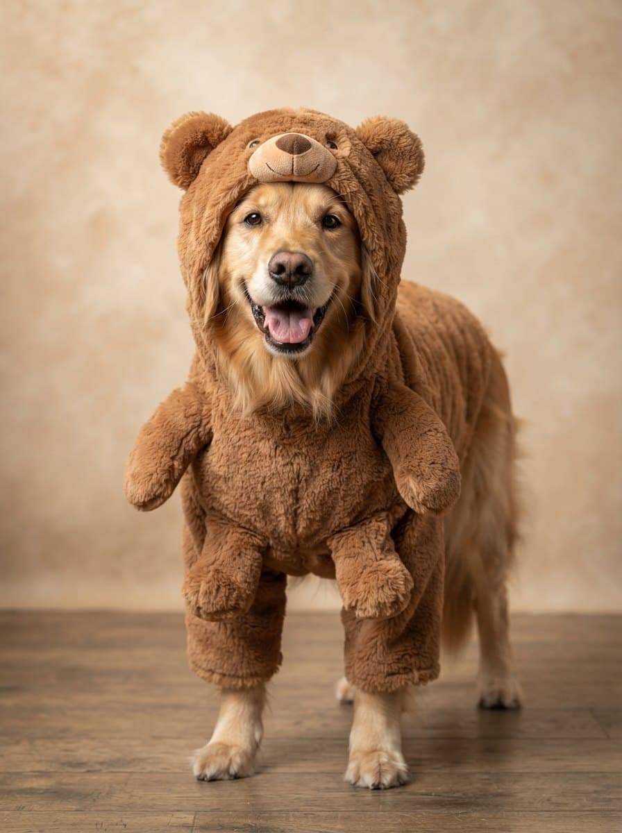 Dog Bear Costume costume