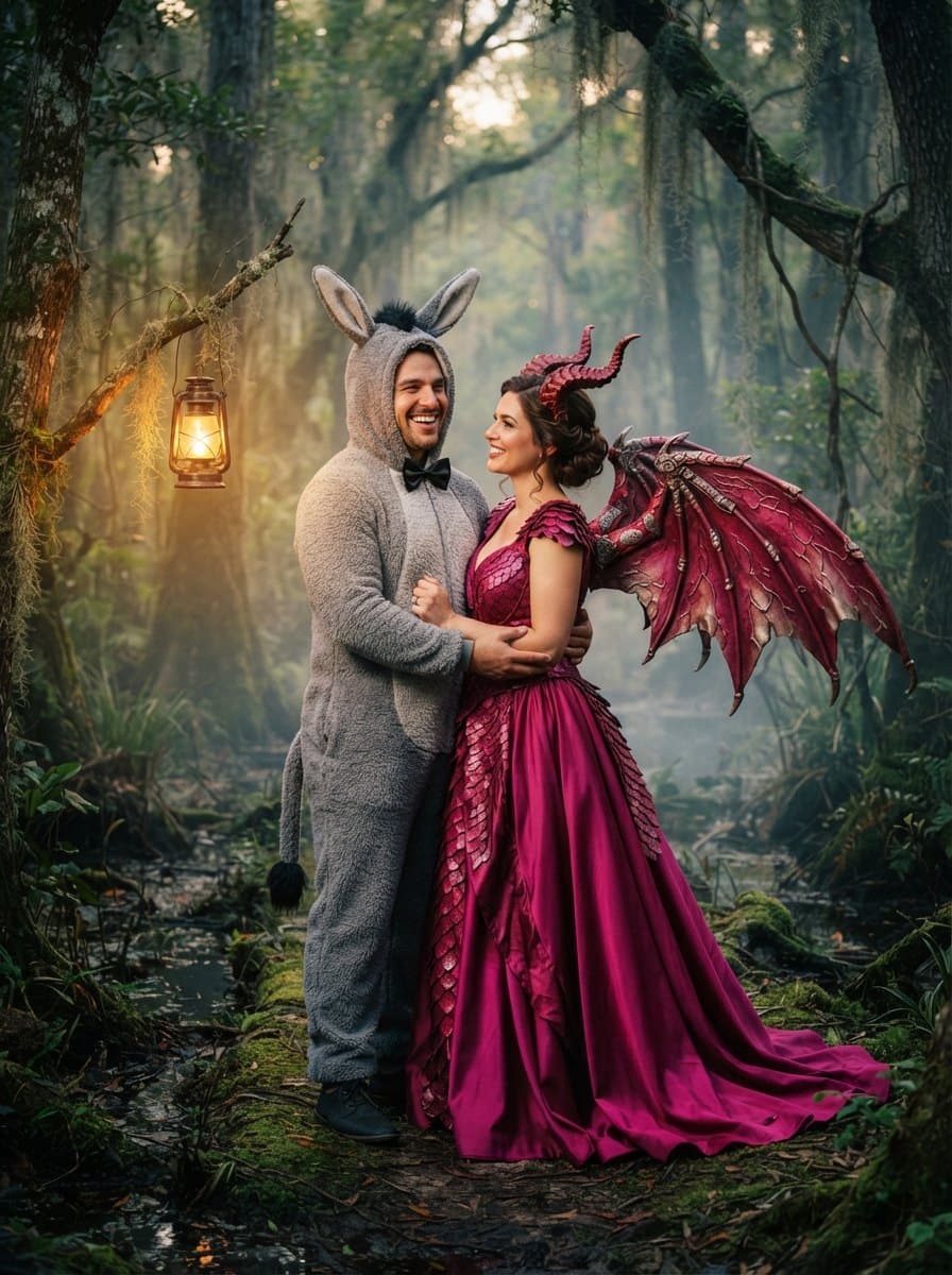 Donkey and Dragon costume