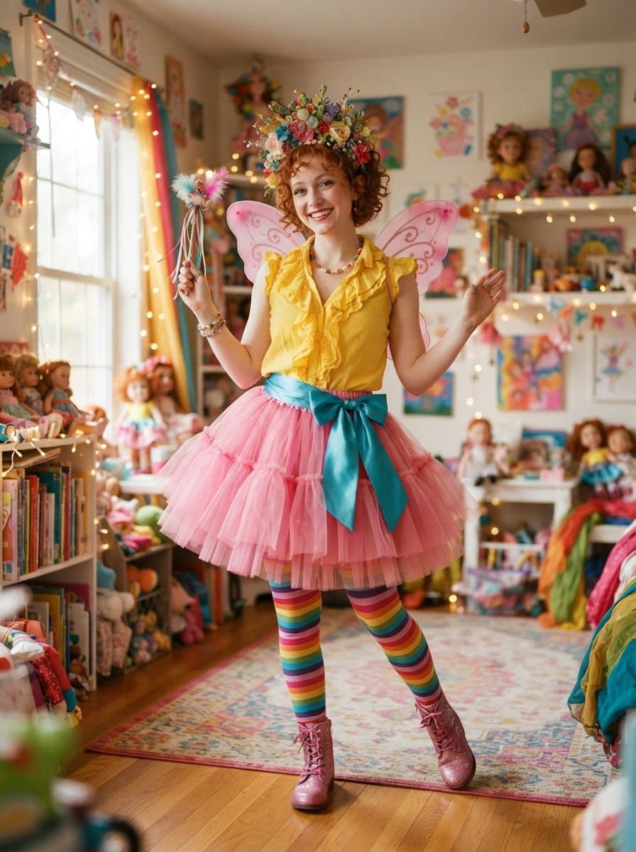 Fancy Nancy costume — example look