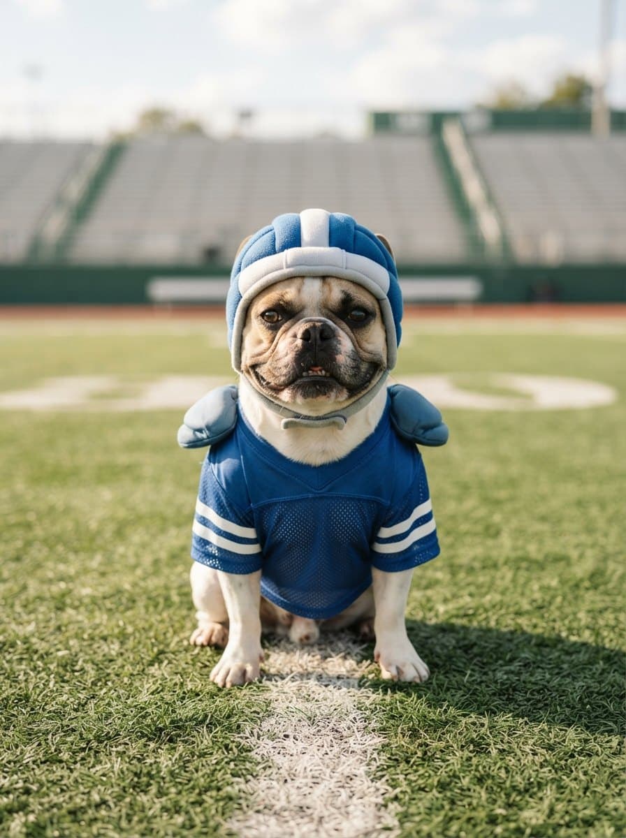 Football Dog Costume costume — example look