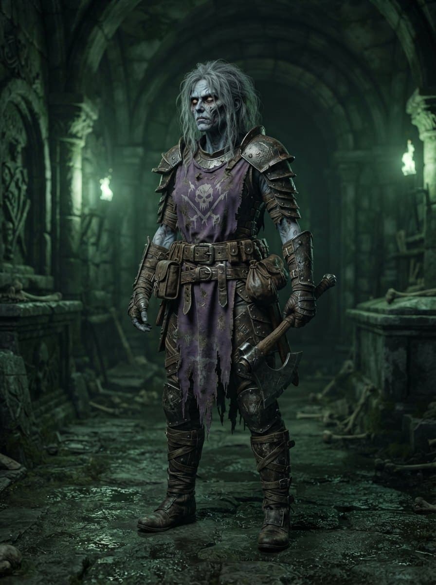 Forsaken costume — example look