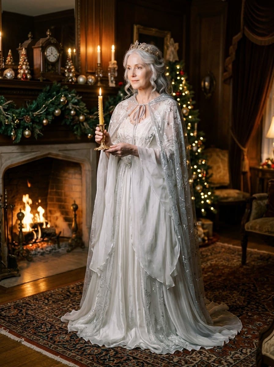 Ghost of Christmas Past costume — example look