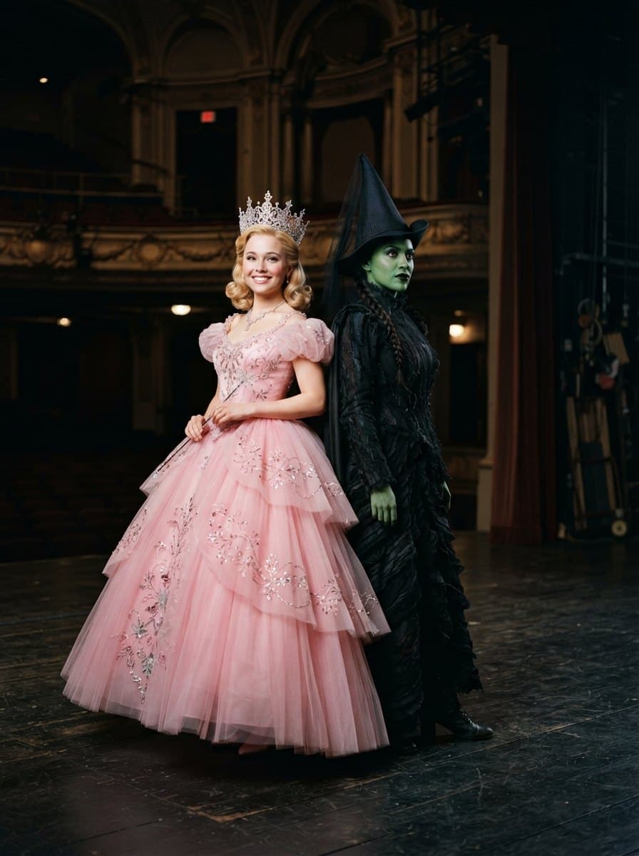 Glinda and Elphaba costume — example look