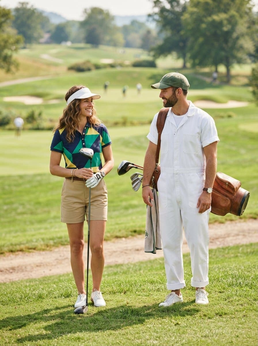 Golfer and Caddy costume — example look