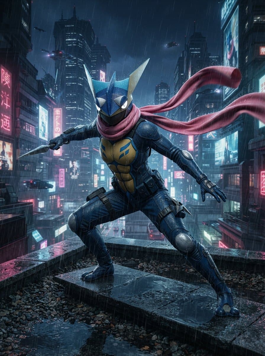 Greninja costume — example look