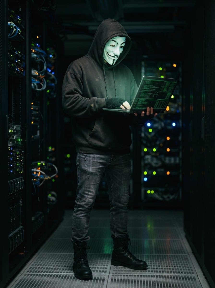 Hacker costume — example look