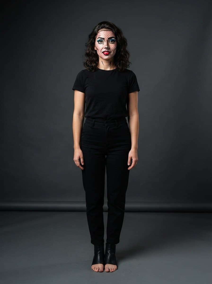 Halloween Face Paint costume — example look