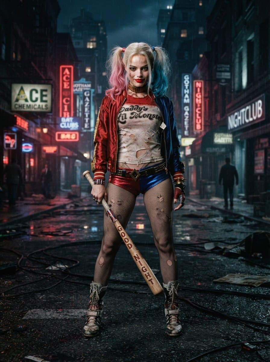 Harley Quinn costume — example look
