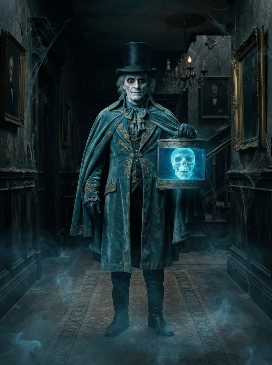 Hatbox Ghost costume — example look