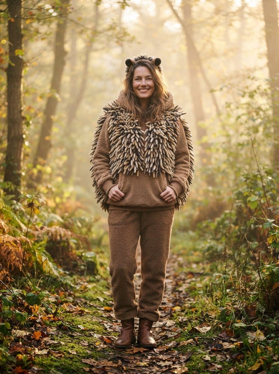 Hedgehog costume — example look