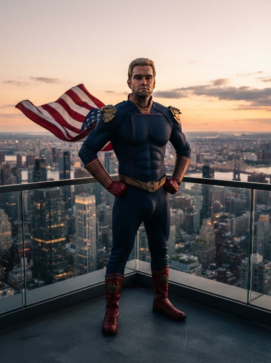 Homelander costume — example look