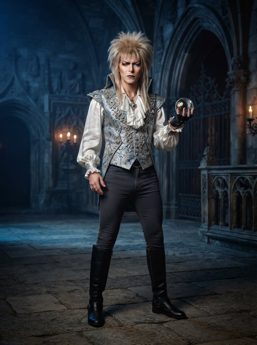 Jareth the Goblin King costume — example look