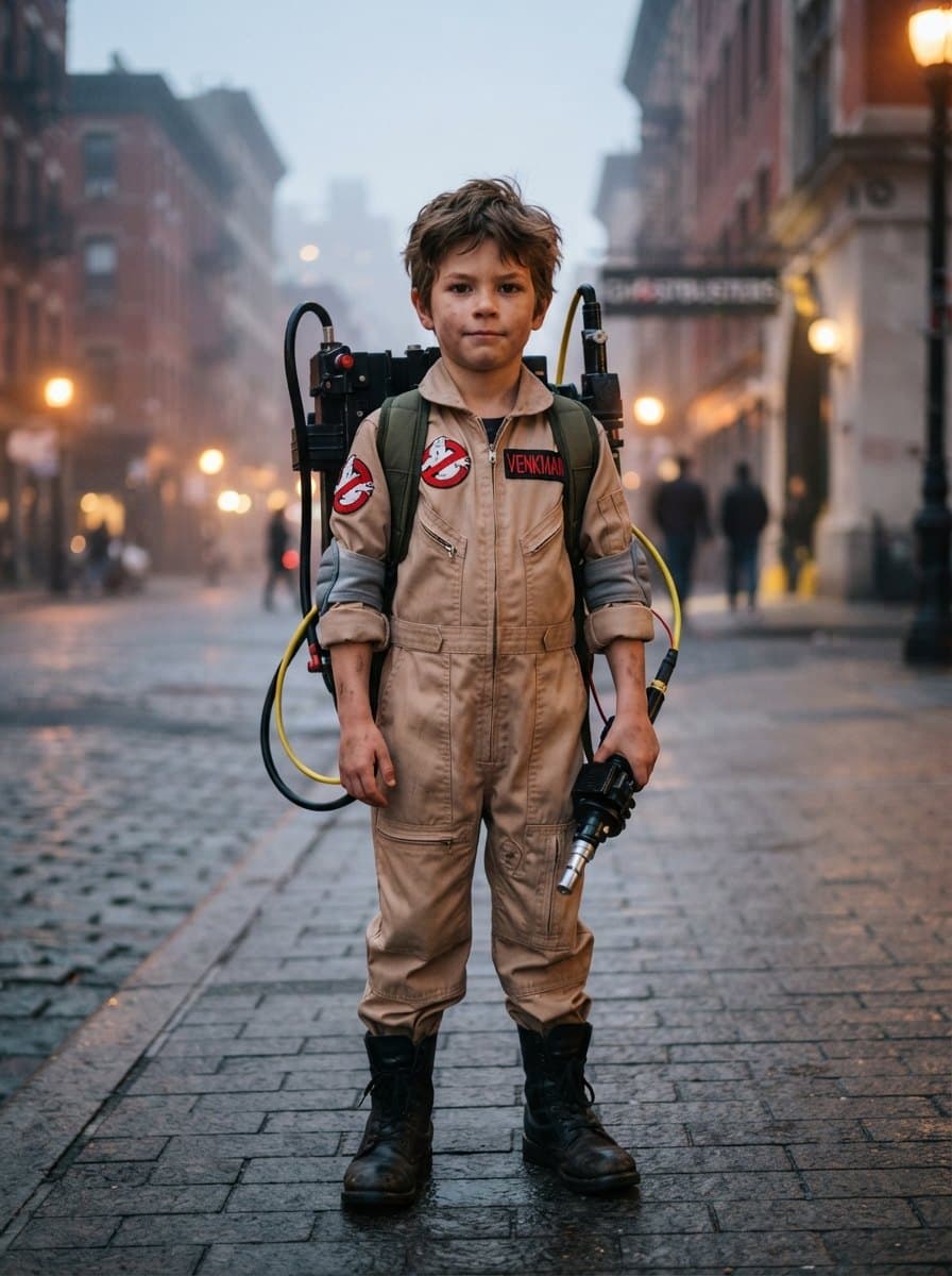 Kids Ghostbusters costume — example look