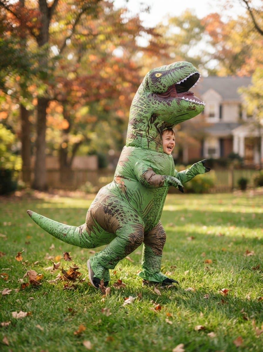 Kids Inflatable Dinosaur costume