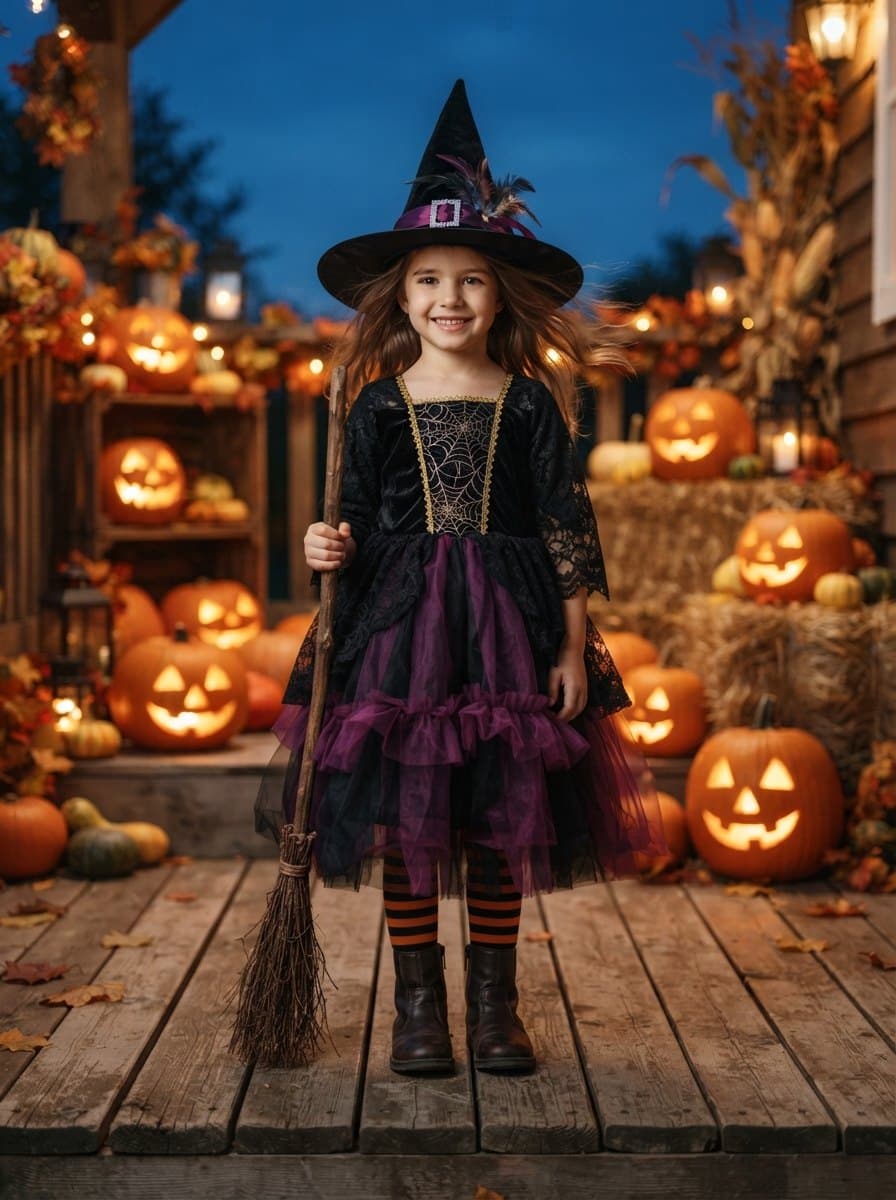 Kids Witch costume — example look