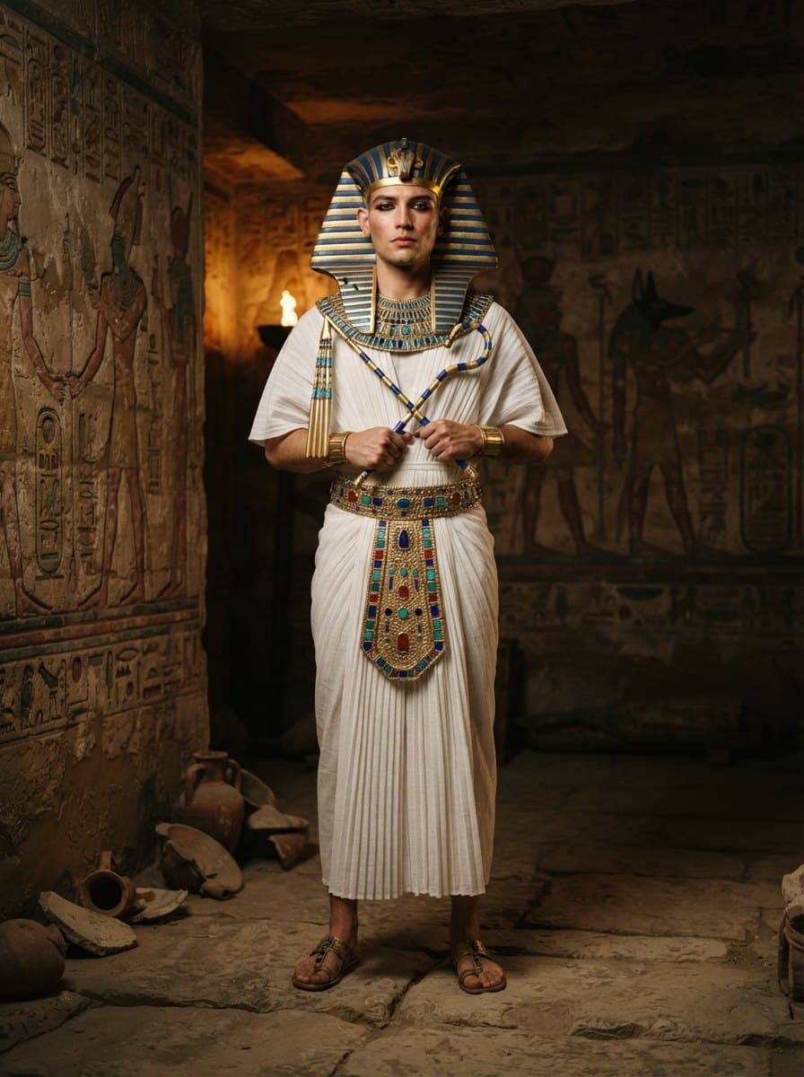 King Tut costume — example look