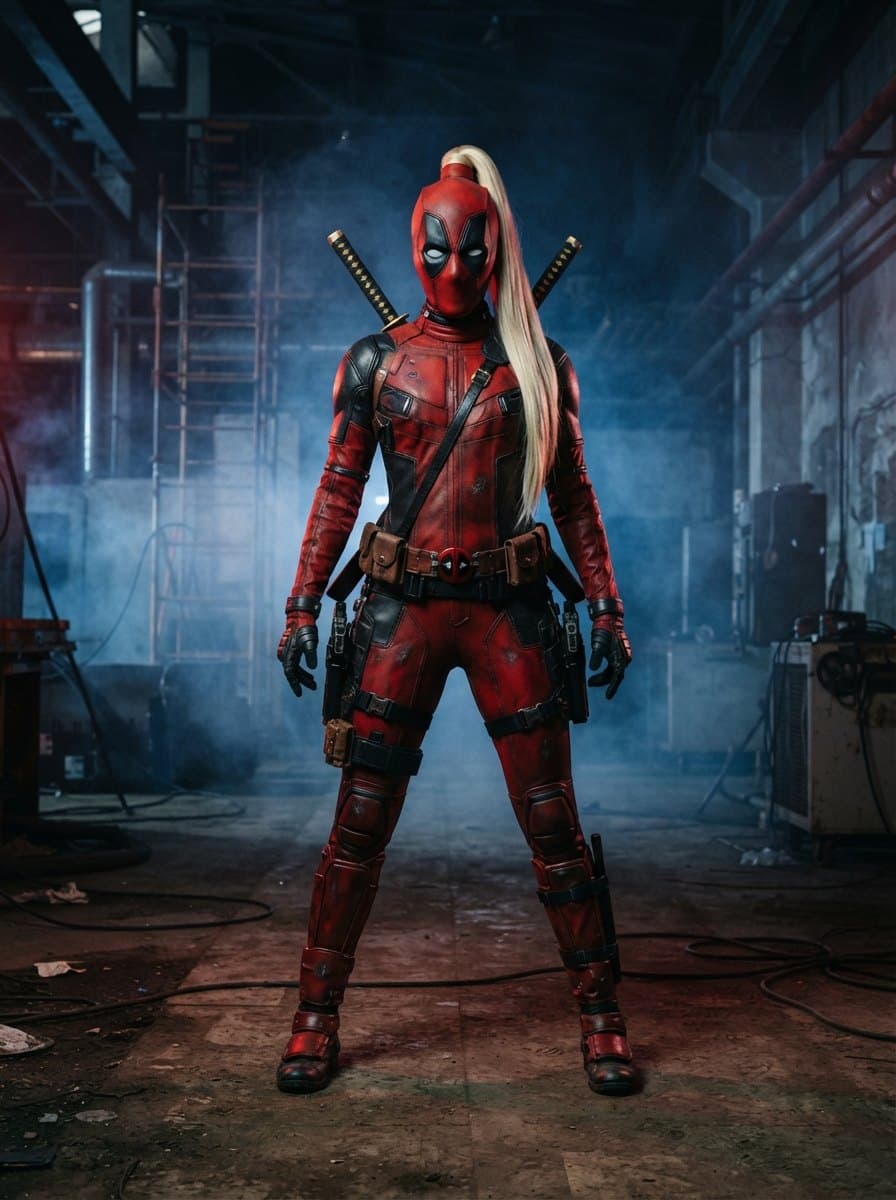 Lady Deadpool costume — example look