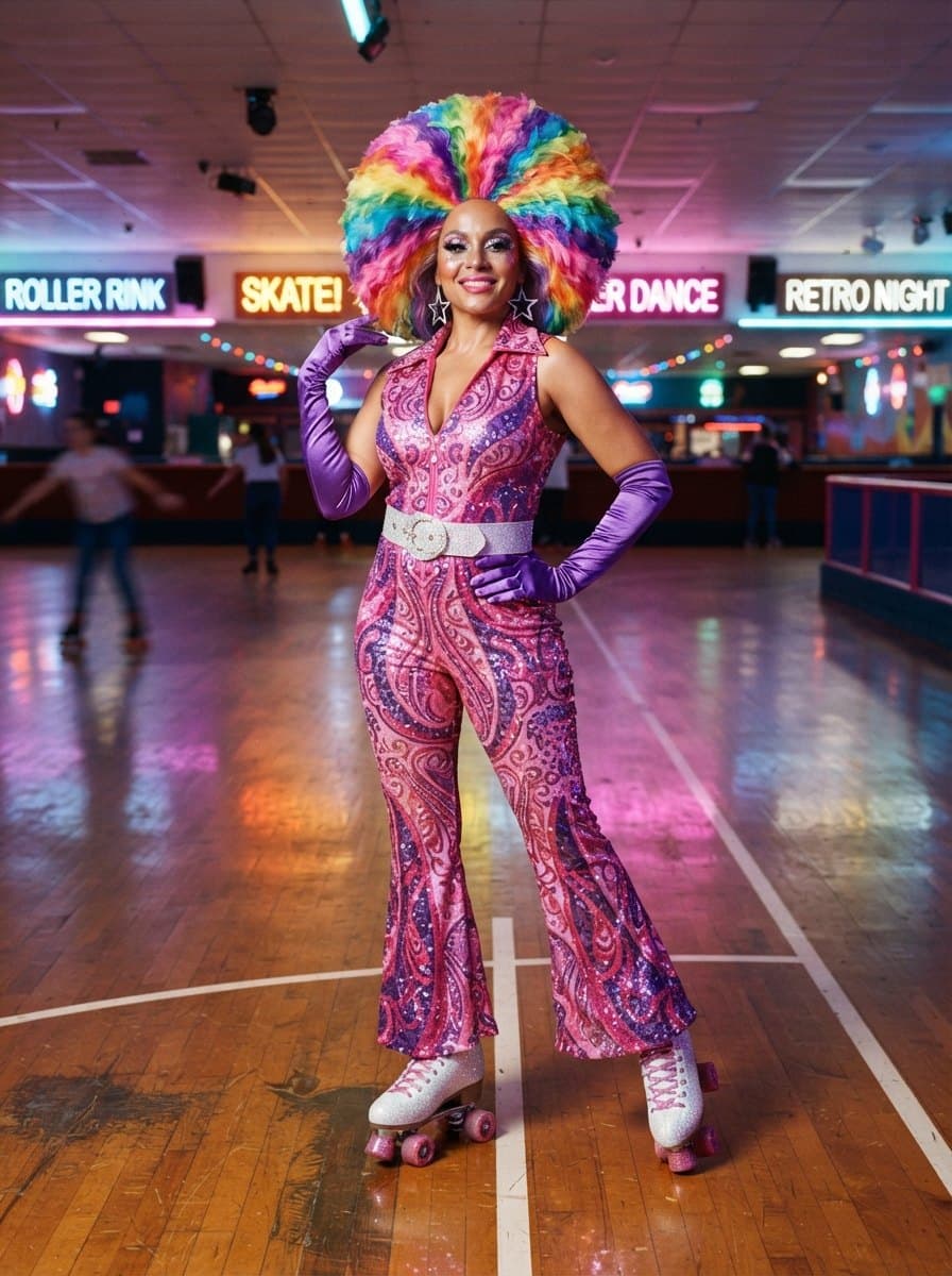 Lady Glitter Sparkles costume
