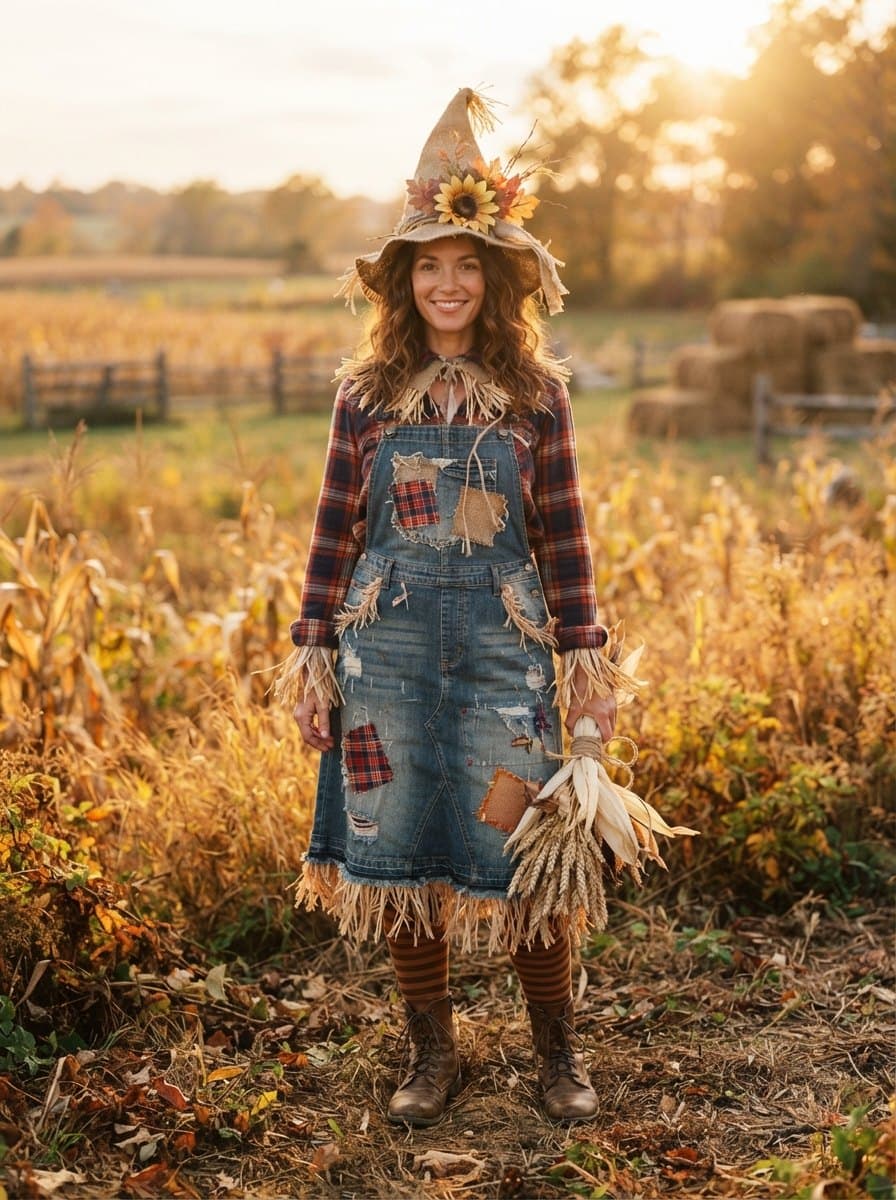 Lady Scarecrow costume — example look