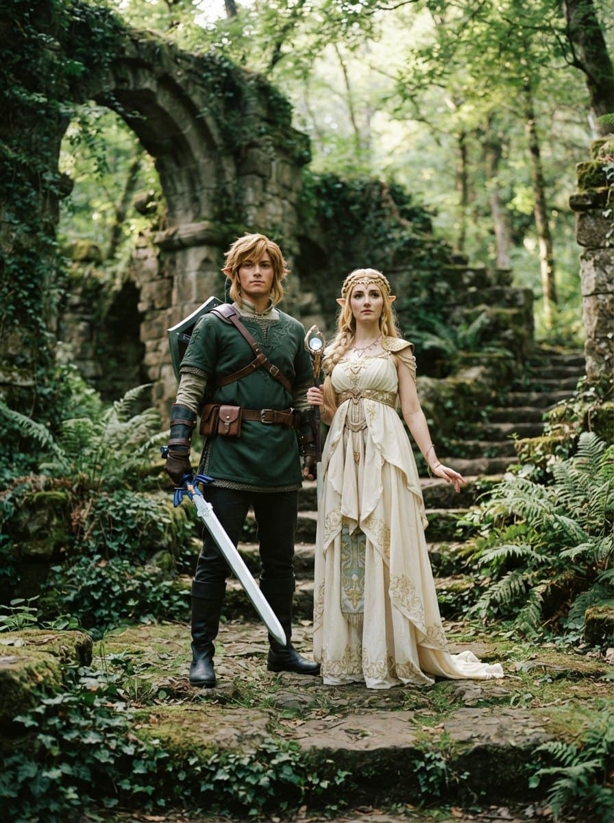 Link and Zelda costume