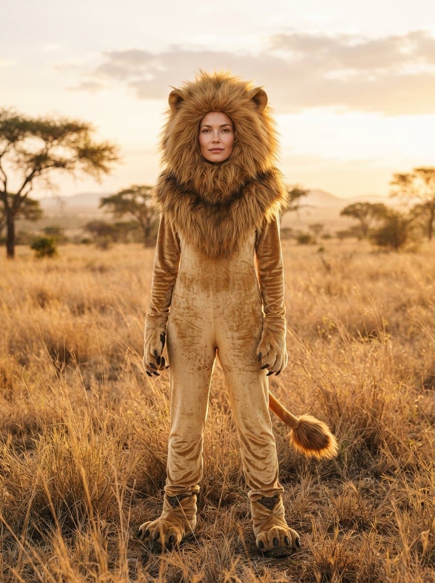 Lion costume — example look