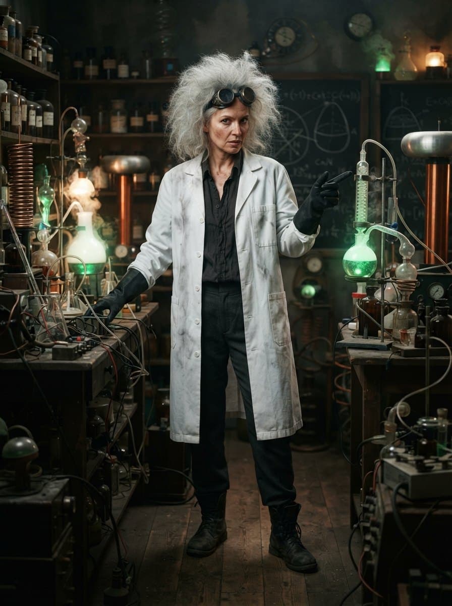 Mad Scientist costume — example look